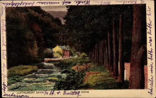 Ak Sayn Bendorf in Rheinland Pfalz, Quengs Mühle