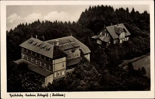 Ak Hohegeiß Braunlage im Oberharz, Reichsbahn Kurheim