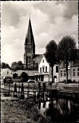 Ak Papenburg im Emsland, St. Antoniuskirche