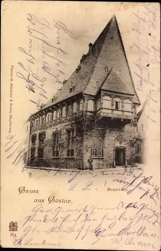 Ak Goslar am Harz, Brusttuch
