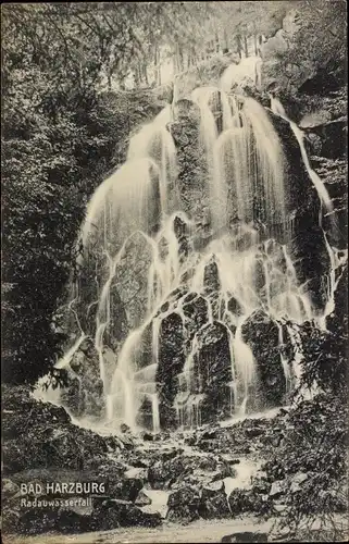 Ak Bad Harzburg am Harz, Radauwasserfall