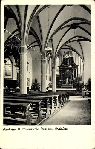 Ak Bornhofen am Rhein, Wallfahrtskirche, Hochaltar