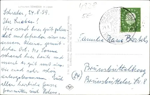 Ak Schieder Schwalenberg b. Detmold, mehrere Ortsansichten