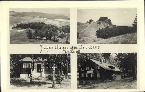 Ak Dörnberg Habichtswald in Hessen, Jugendlager auf dem Dörnberg