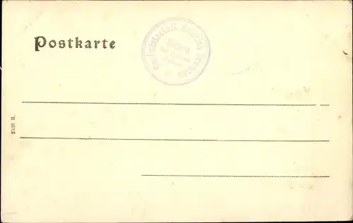 Ak Hausen Bad Staffelstein am Main Oberfranken, Flusspartie, Fachwerkhaus