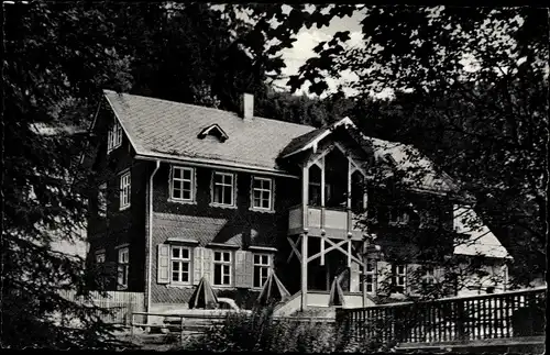 Ak Langenau in Württemberg, Ursprung der Max Marien Quelle