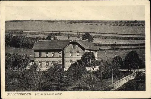 Ak Ochsenhausen in Baden Württemberg, Bezirkskrankenhaus