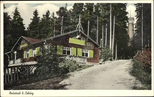 Ak Neustadt bei Coburg Oberfranken, Turm, Gasthaus