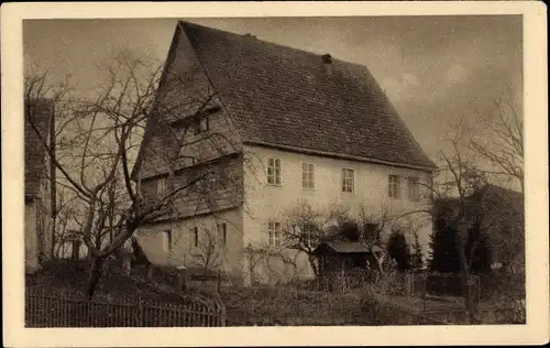 Ak Berndorf Thurnau Bayern, Pfarrhaus, Garten, Geburtshaus Dr. C. von Linde