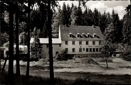 Ak Großrehmühle Marktleugast Oberfranken, Gasthof Rehbachtal