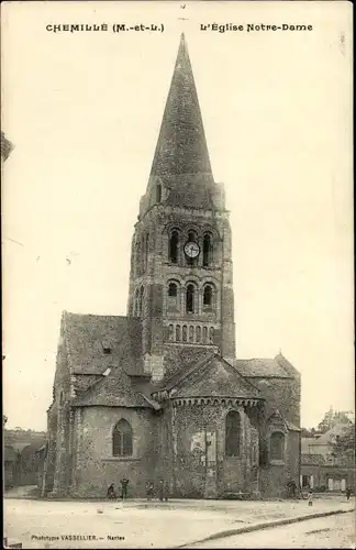 Ak Chemillé Maine-et-Loire, L'Église Notre-Dame