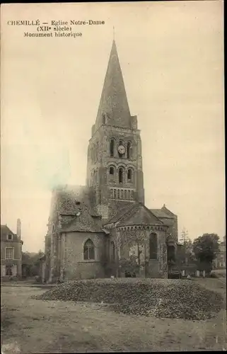 Ak Chemillé Maine-et-Loire, L'Église Notre-Dame