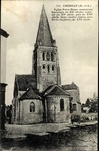 Ak Chemillé Maine-et-Loire, L'Église Notre-Dame