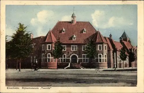 Ak Enschede Overijssel Niederlande, Rijksmuseum Twente, Hausansicht