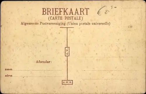 Ak Leeuwarden Friesland, Vrouwenpoortburg met Oldehove