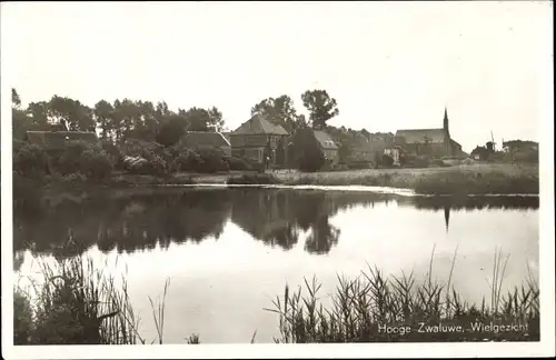 Ak Hooge Zwaluwe Nordbrabant, Wielgezicht, Flusspartie