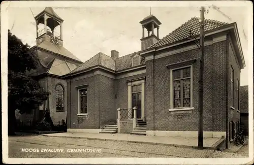 Ak Hooge Zwaluwe Nordbrabant, Gemeentehuis