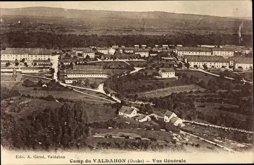 Ak Le Valdahon Doubs, Camp, Vue Generale