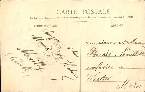 Ak Mailly le Camp Aube, Vue des Tentes
