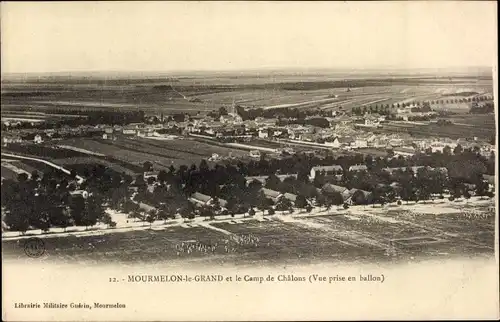 Ak Mourmelon le Grand Marne, Camp de Châlons du Ballon