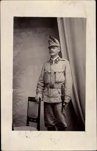 Foto Ak Kuk Soldat in Uniform, 1. WK