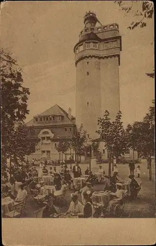 Ak Baden Baden am Schwarzwald, Städtisches Merkur Restaurant, Turm