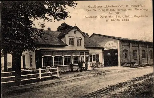 Ak Kummerfeld in Schleswig Holstein, Gasthaus Lindenhof