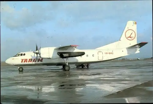 Ak Rumänisches Passagierflugzeug, Tarom Antonov AN-24 RV VR-BMQ