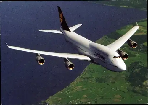 Ak Passagierflugzeug, Boeing 747-400, Lufthansa