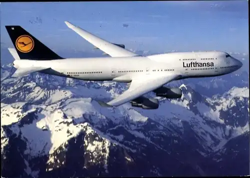 Ak Passagierflugzeug, Boeing 747-400, Lufthansa
