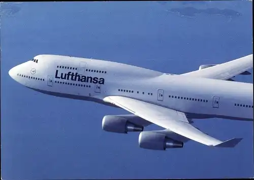 Ak Passagierflugzeug, Boeing 747-400, Lufthansa
