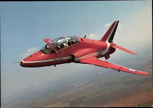 Ak Britisches Militärflugzeug BAe British Aerospace Hawk, Royal Air Force, The Red Arrows