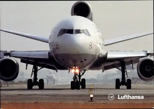 Ak Lufthansa McDonnell Douglas DC10-30, Deutsches Passagierflugzeug