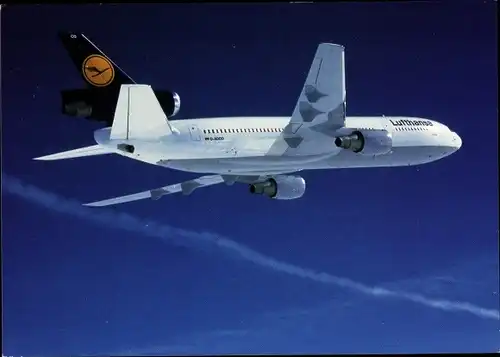 Ak Lufthansa McDonnell Douglas DC10, Deutsches Passagierflugzeug