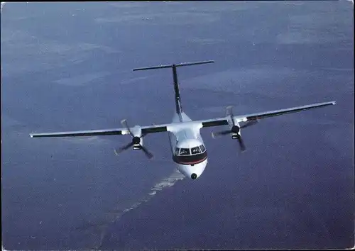 Ak Deutsches Passagierflugzeug, Hamburg Airlines, Boeing DHC 8 100