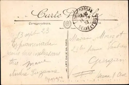 Ak Langrune sur Mer Calvados, Un coin du vieux Langrune