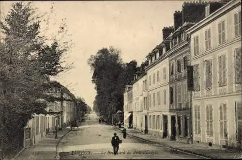 Ak Lisieux Calvados, Le Boulevard de Pont l'Eveque