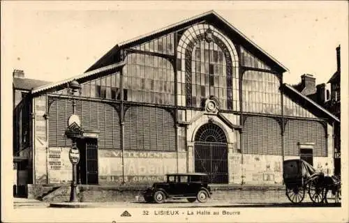 Ak Lisieux Calvados, La Halle au Beurre