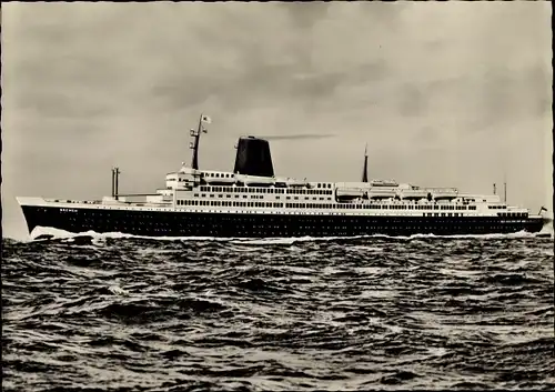 Ak Norddeutscher Lloyd Bremen, Dampfschiff TS Bremen