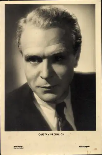 Ak Schauspieler Gustav Fröhlich, Portrait