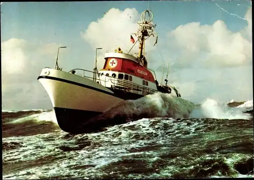 Ak Seenotkreuzer in voller Fahrt, Deutsche Gesellschaft zur Rettung Schiffbrüchiger