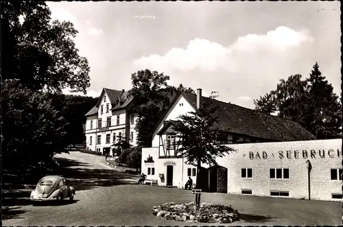 Ak Bad Seebruch Vlotho an der Weser, Kurhaus und Badehaus