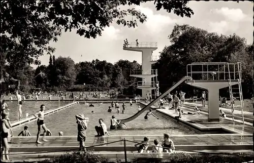 Ak Bünde in Westfalen, Freibad