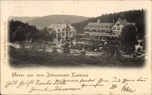 Ak Clausthal Zellerfeld im Oberharz, Johanneser Kurhaus