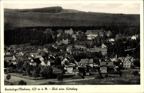 Ak Braunlage im Oberharz, Blick zum Hütteberg