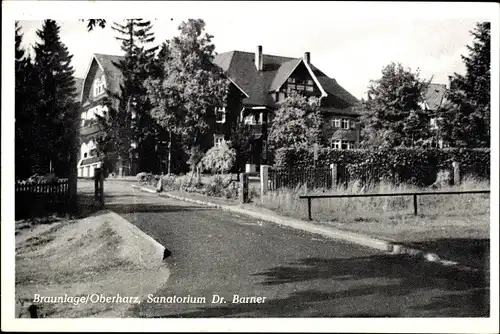 Ak Braunlage im Oberharz, Sanatorium Dr. Barner