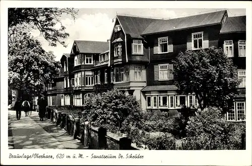 Ak Braunlage im Oberharz, Sanatorium Dr. Schröder