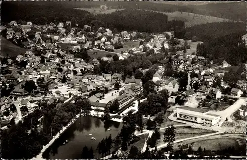 Ak Braunlage im Oberharz, Kurhaus mit Kuranlagen