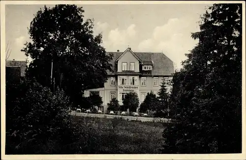 Ak Hahnenklee Bockwiese Goslar im Harz, Villa Waldfrieden