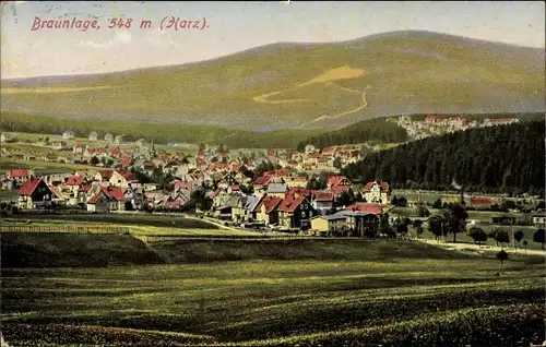 Ak Braunlage im Oberharz, Gesamtansicht